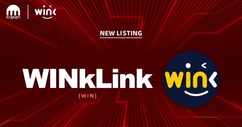 Kraken lists WINkLink (WIN) with $90,000 Reef Program airdrop