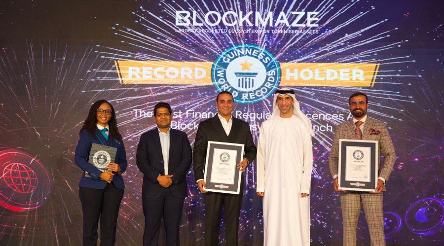 Blockmaze Achieves Guinness World Records Recognition as the World’s Most Regulated Blockchain Ecosystem
